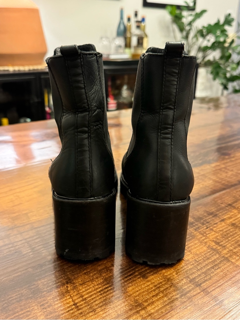 Thursday Boot Co Knockout Black Leather Chelsea Boots Women’s 8.5 - Picture 4 of 11
